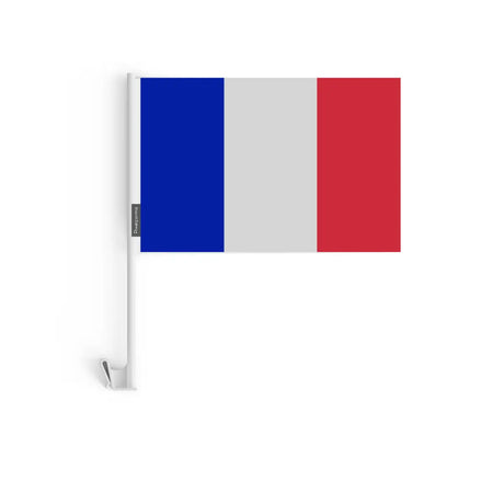 Drapeau voiture france en polyester - pixelforma