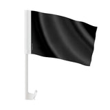 Drapeau voiture france polyester fixation vitre latérale noir