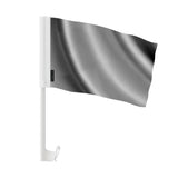 Drapeau voiture france polyester gris foncé fixation fenêtre