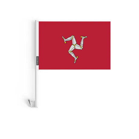 Drapeau voiture île de man en polyester - pixelforma