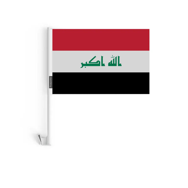 Drapeau Voiture Irak en Polyester - Pixelforma 