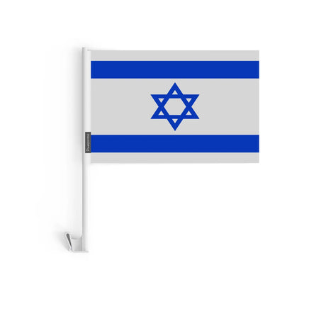 Drapeau voiture israël en polyester - pixelforma