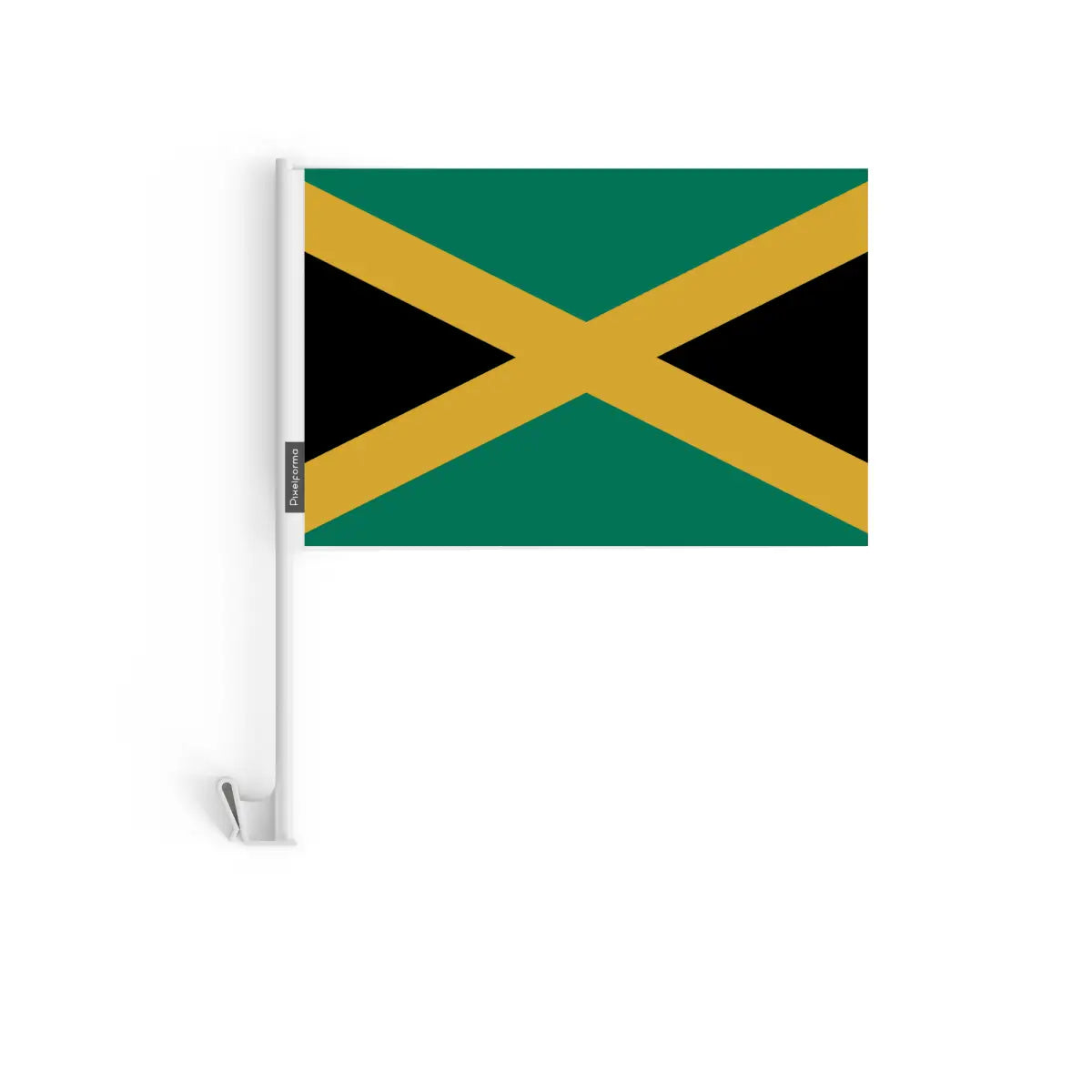 Drapeau voiture jamaïque en polyester - pixelforma