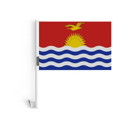 Drapeau voiture kiribati en polyester - pixelforma