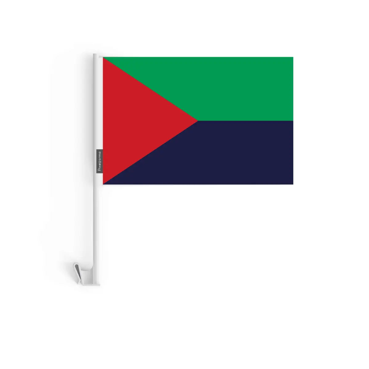 Drapeau voiture martinique en polyester - pixelforma
