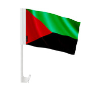 Drapeau voiture martinique polyester fixation fenêtre durable