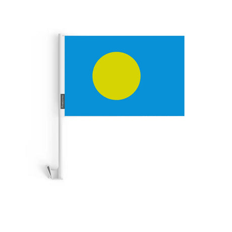 Drapeau voiture palaos en polyester - pixelforma
