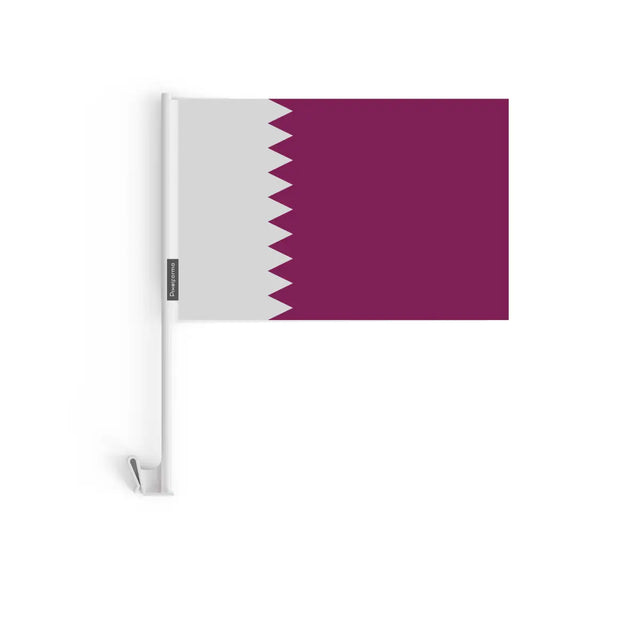 Drapeau Voiture Qatar en Polyester - Pixelforma 