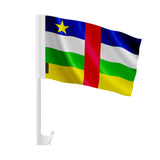 Drapeau voiture république centrafricaine polyester fenêtre