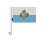 Drapeau Voiture Saint-Marin en Polyester - Pixelforma 