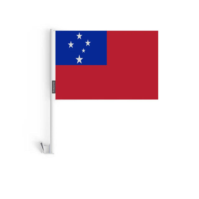 Drapeau Voiture Samoa en Polyester - Pixelforma 