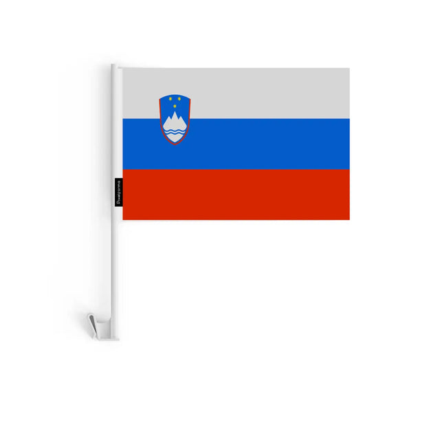 Drapeau Voiture Slovénie en Polyester - Pixelforma 