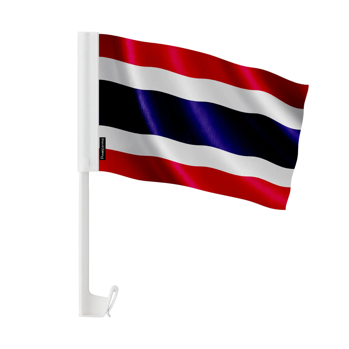 Drapeau voiture thaïlande polyester fixation sur fenêtre