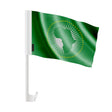 Drapeau voiture union africaine polyester fixation fenêtre