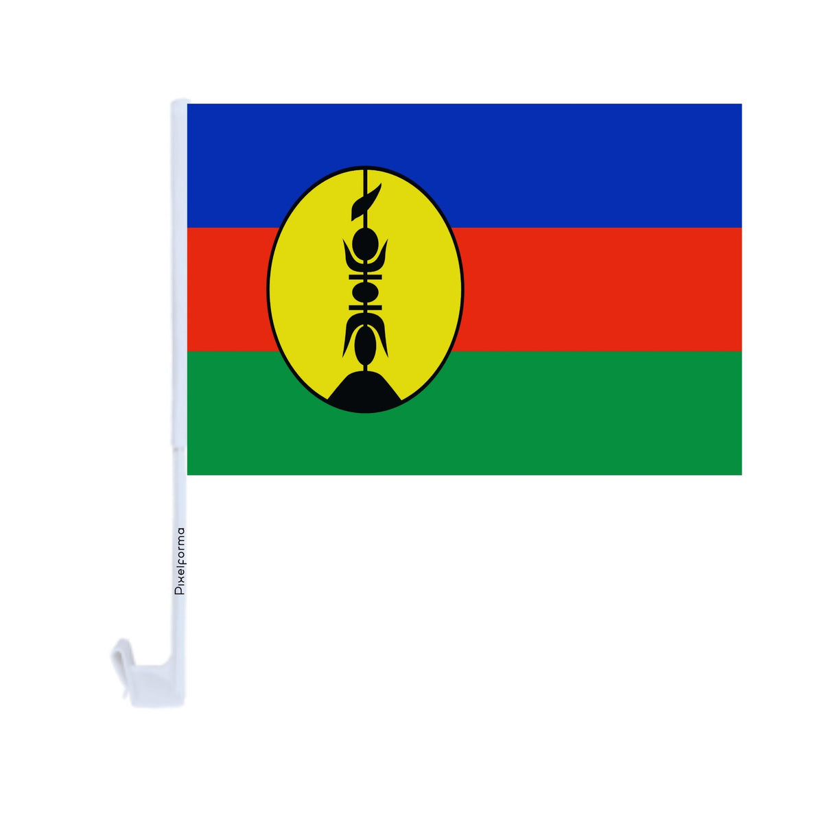 New Caledonia Cars Polyester Flag - Pixelforma
