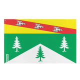 Drapeau vosges polyester résistant avec œillets à gauche