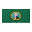 Drapeau washington polyester résistant aux intempéries