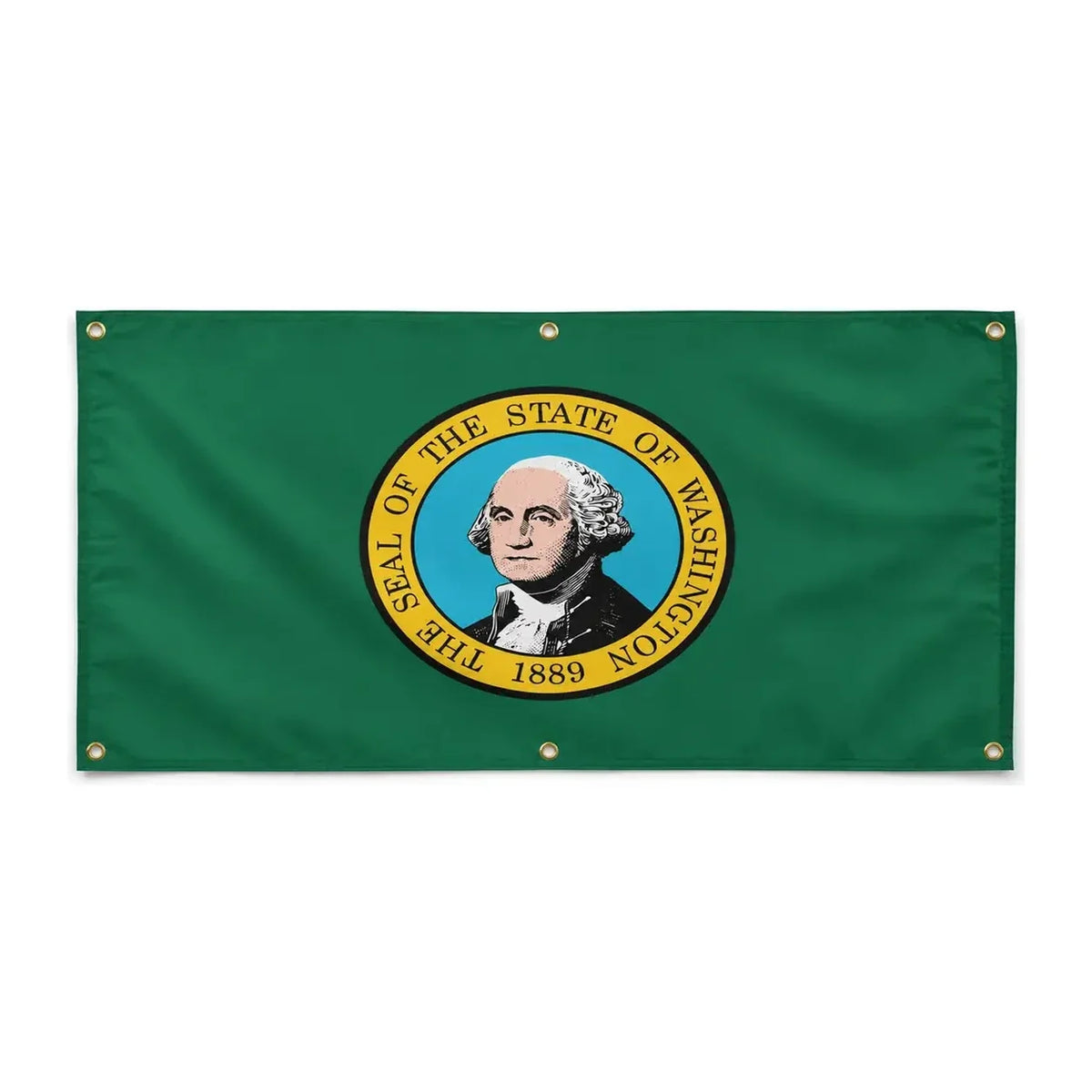 Drapeau washington polyester résistant aux intempéries