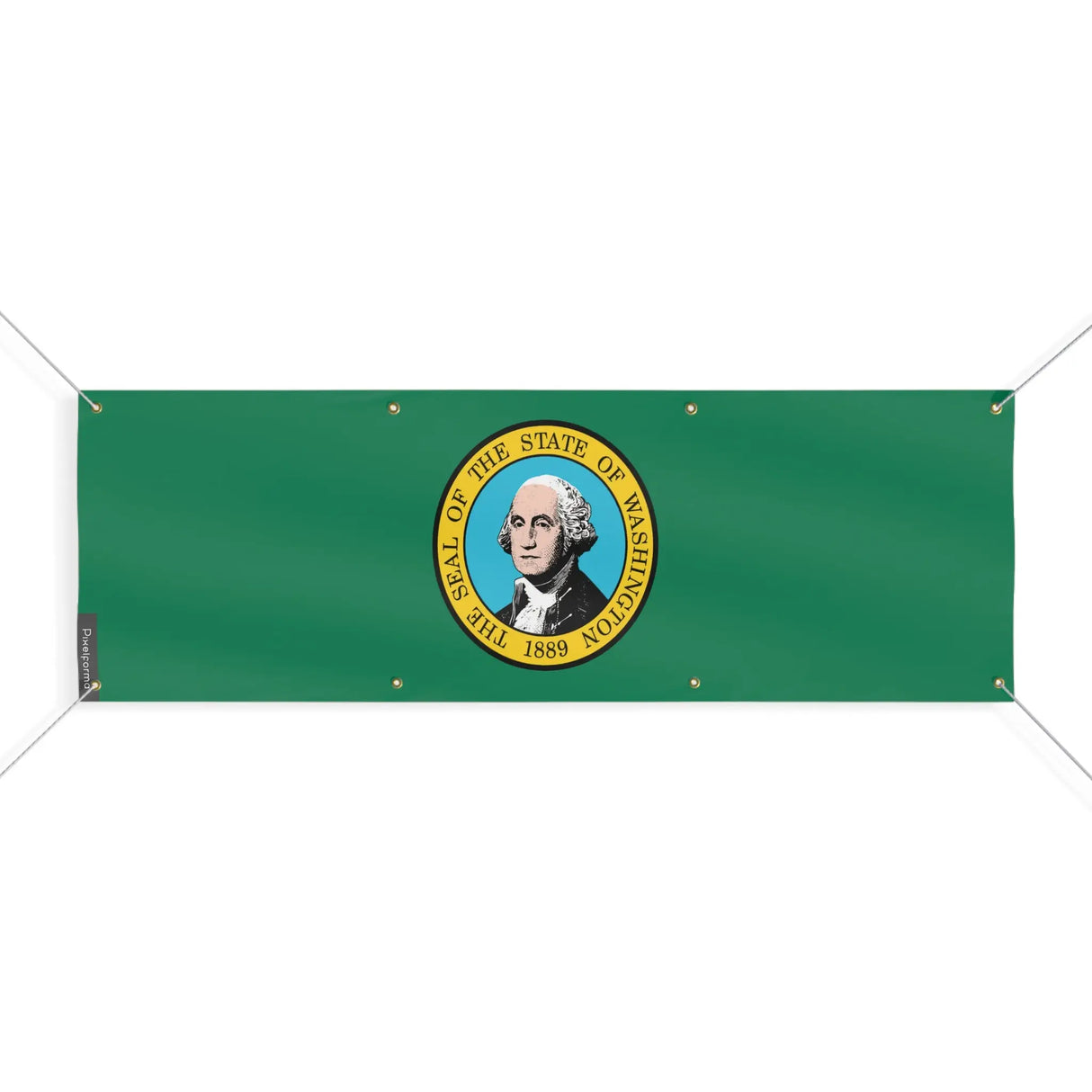 Drapeau washington polyester résistant aux intempéries