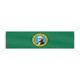 Drapeau washington polyester résistant pour extérieur