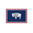 Drapeau du Wyoming format S en polyester avec dix œillets
