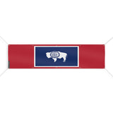 Drapeau wyoming polyester résistant usage extérieur intensif