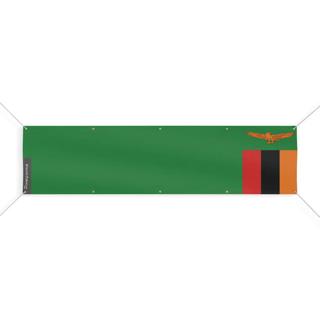 Drapeau zambie polyester résistant aux intempéries 10 œillets