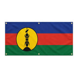 Drapeau nouvelle-calédonie polyester résistant avec œillets