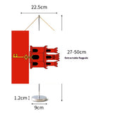 Fanion Table Drapeau Gibraltar en Polyester