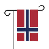 Bandera del jardín Svalbard y Jan Mayen en Ployester