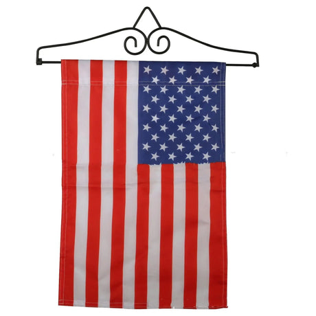 Étagère à drapeaux france usage intérieur acier noir ajouré