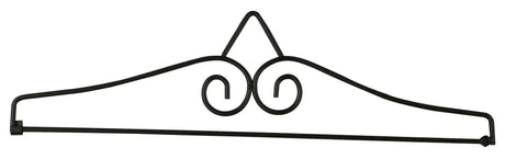 Étagère à drapeaux france usage intérieur acier noir ajouré