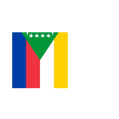 Fanion Table Drapeau Comores en Polyester