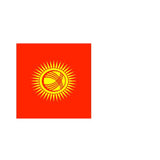 Fanion Table Drapeau Kirghizistan en Polyester