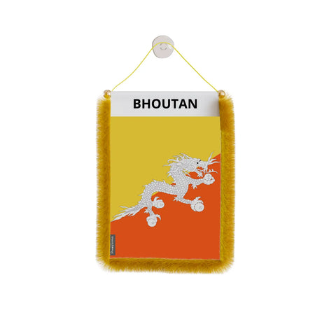 Fanion de voiture bhoutan - pixelforma