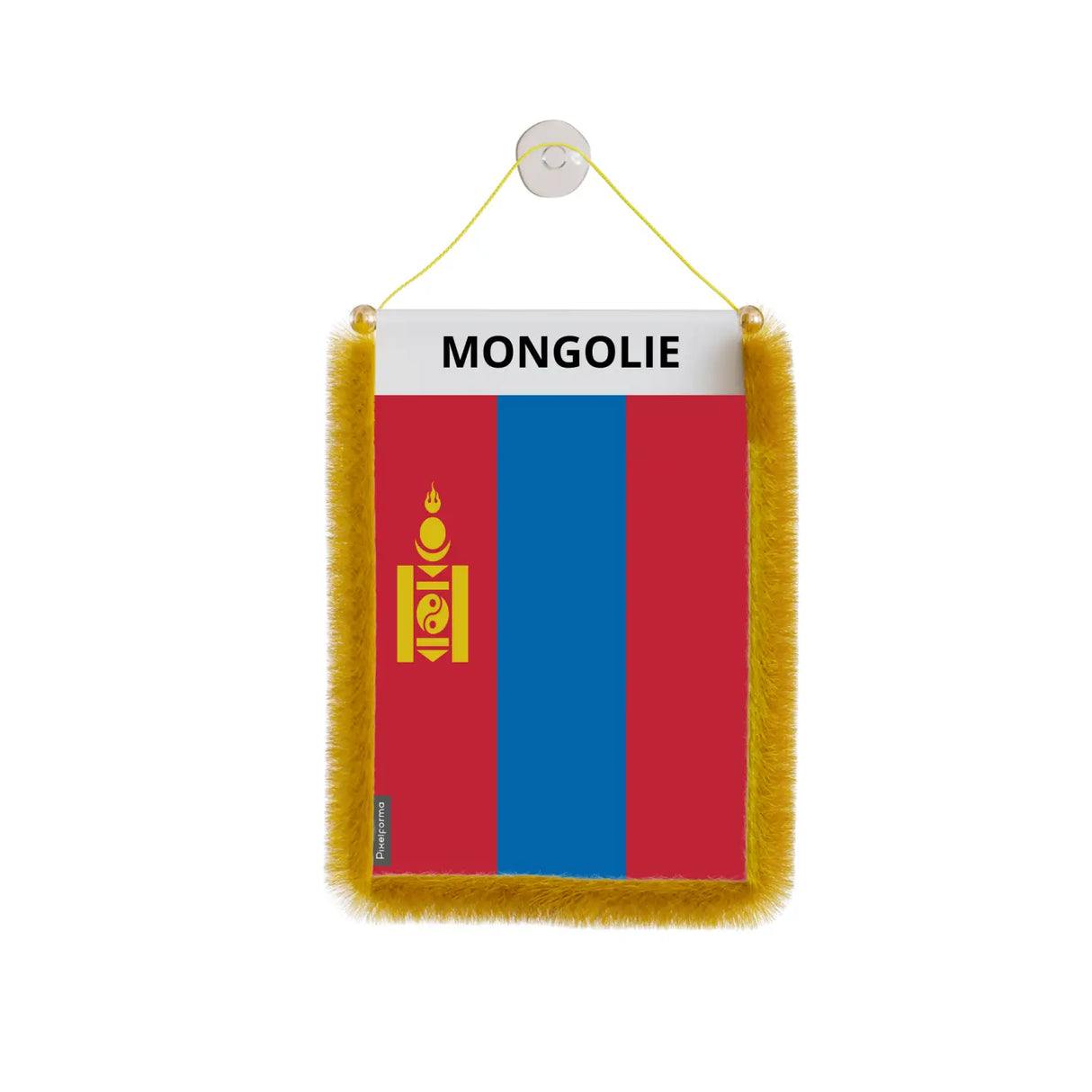 Fanion de voiture mongolie - pixelforma