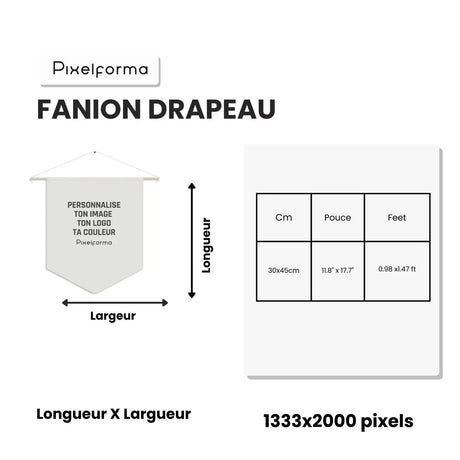 Fanion Drapeau Afrique du Sud en Polyester - Pixelforma 