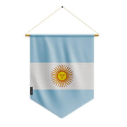 Fanion drapeau argentine en polyester à suspendre résistant