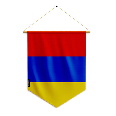Fanion drapeau arménie en polyester à suspendre durable