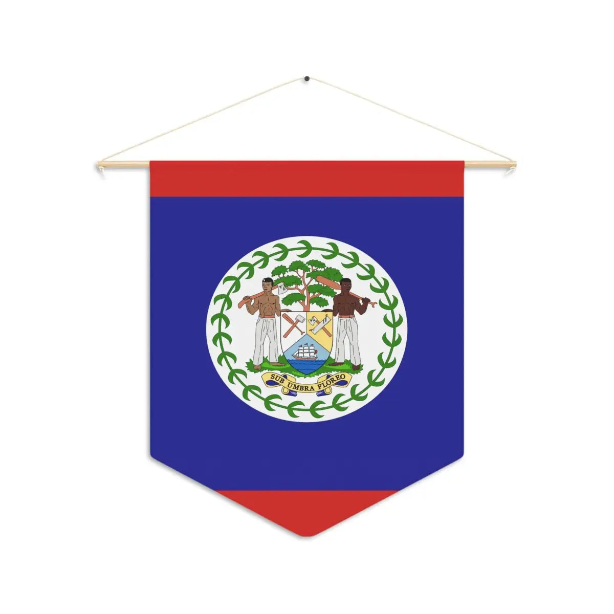 Fanion drapeau belize en polyester - pixelforma