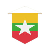 Fanion drapeau birmanie en polyester - pixelforma