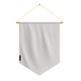 Fanion drapeau blanc en polyester à suspendre élégant