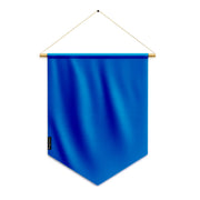Fanion drapeau bleu foncé france à suspendre polyester