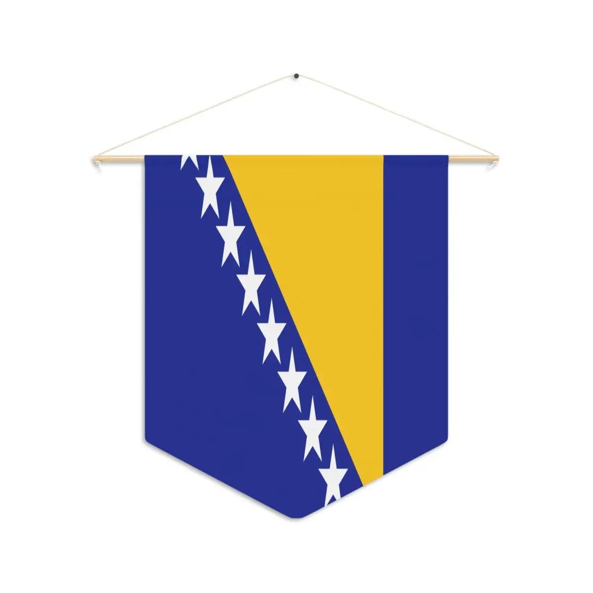 Fanion Drapeau Bosnie-Herzégovine en Polyester - Pixelforma 