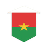 Fanion Drapeau Burkina Faso en Polyester - Pixelforma 