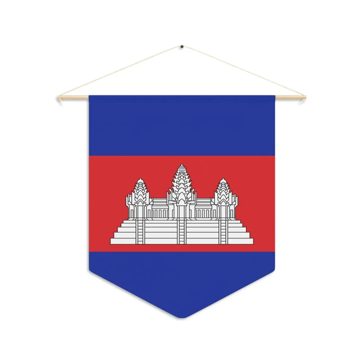 Fanion Drapeau Cambodge en Polyester - Pixelforma 