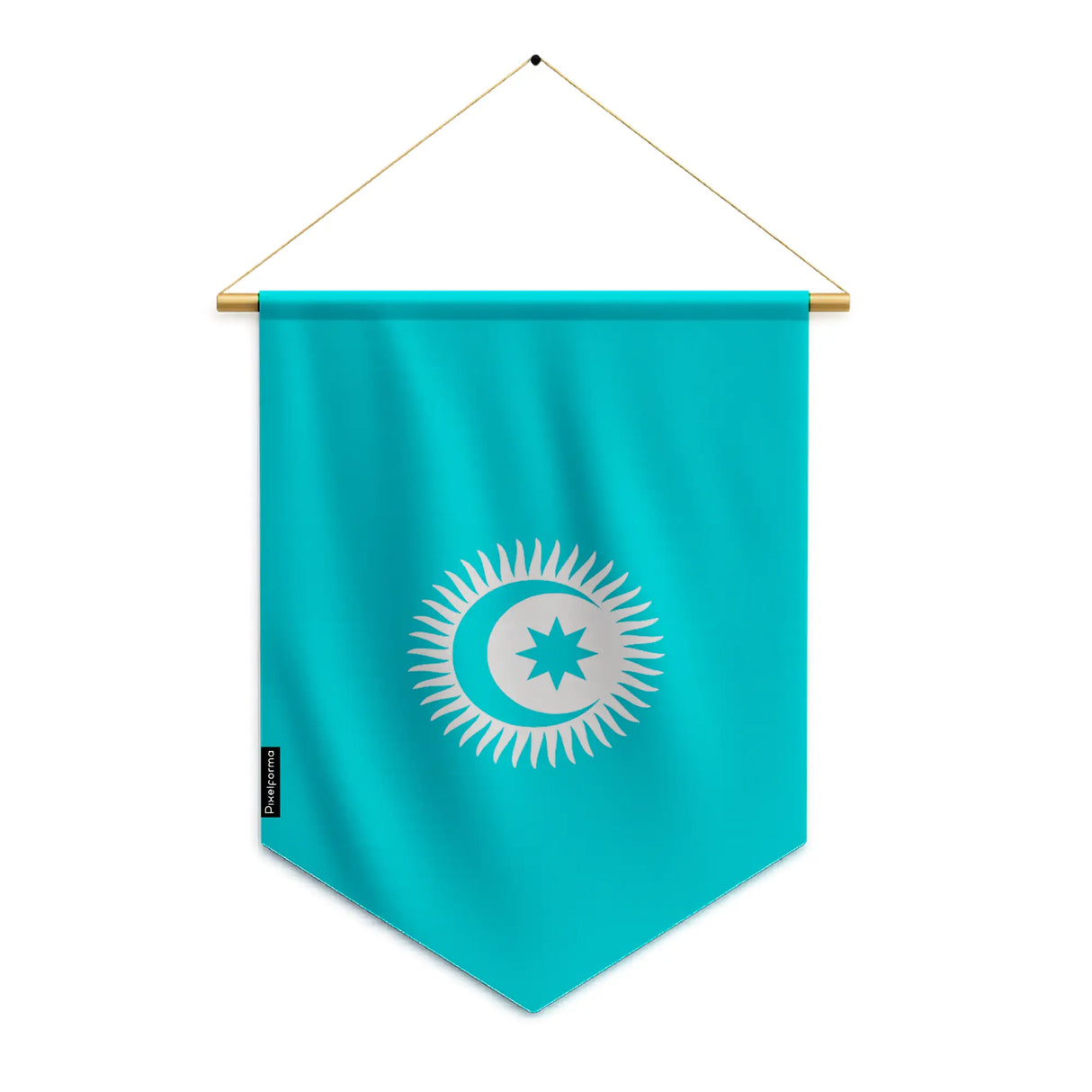 Fanion drapeau conseil turcique polyester à suspendre