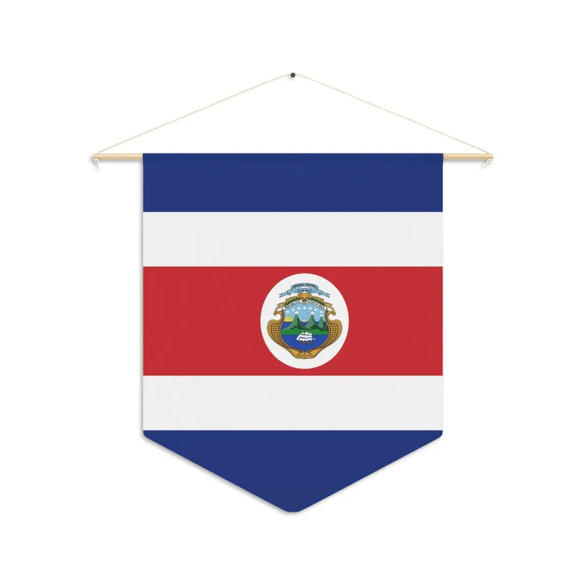 Fanion drapeau costa rica en polyester - pixelforma