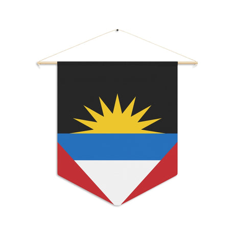 Fanion Drapeau d'Antigua-et-Barbuda à suspendre en polyester - Pixelforma