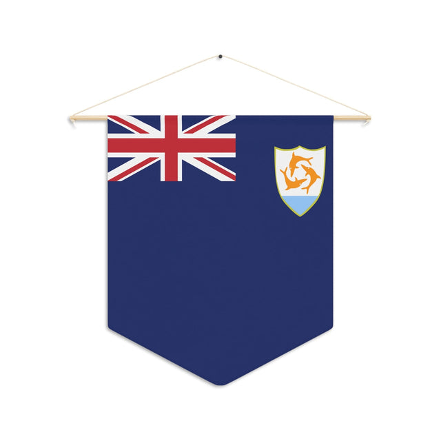 Polyester Hanging Anguilla Flag Pennant - Pixelforma